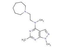 N-[2-(1-azepanyl)ethyl]-N,1,6-trimethyl-1H-pyrazolo[3,4-d]pyrimidin-4-amine