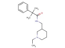 N-[(1-ethylpiperidin-3-yl)methyl]-2-methyl-2-phenylpropanamide