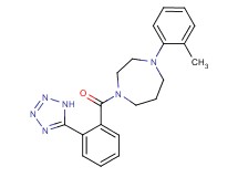 1-(2-methylphenyl)-4-[2-(1H-tetrazol-5-yl)benzoyl]-1,4-diazepane