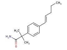 2-methyl-2-{4-[(1E)-pent-1-en-1-yl]phenyl}propanamide