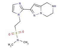 N,N-dimethyl-2-[2-(4,5,6,7-tetrahydropyrazolo[1,5-a]pyrazin-2-yl)-1H-imidazol-1-yl]ethanesulfonamide dihydrochloride