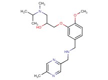 1-[isopropyl(methyl)amino]-3-[2-methoxy-5-({[(5-methyl-2-pyrazinyl)methyl]amino}methyl)phenoxy]-2-propanol