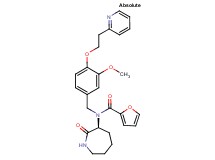 N-{3-methoxy-4-[2-(2-pyridinyl)ethoxy]benzyl}-N-[(3S)-2-oxo-3-azepanyl]-2-furamide