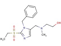 2-[{[1-benzyl-2-(ethylsulfonyl)-1H-imidazol-5-yl]methyl}(methyl)amino]ethanol