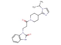 1-{3-[4-(1-isopropyl-1H-imidazol-2-yl)piperidin-1-yl]-3-oxopropyl}-1,3-dihydro-2H-benzimidazol-2-one