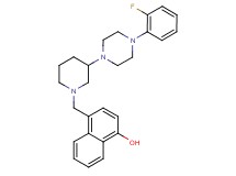 4-({3-[4-(2-fluorophenyl)-1-piperazinyl]-1-piperidinyl}methyl)-1-naphthol