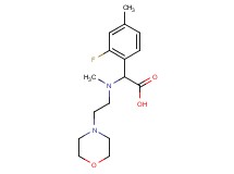 (2-fluoro-4-methylphenyl)[methyl(2-morpholin-4-ylethyl)amino]acetic acid