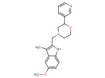 5-methoxy-3-methyl-2-[(2-pyridin-3-ylmorpholin-4-yl)methyl]-1H-indole