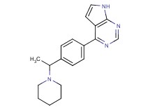 4-[4-(1-piperidin-1-ylethyl)phenyl]-7H-pyrrolo[2,3-d]pyrimidine