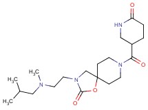 3-{2-[isobutyl(methyl)amino]ethyl}-8-[(6-oxopiperidin-3-yl)carbonyl]-1-oxa-3,8-diazaspiro[4.5]decan-2-one