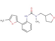 N-methyl-N'-[2-(5-methyl-2-furyl)phenyl]-N-(tetrahydrofuran-3-ylmethyl)urea