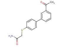2-[(3'-acetyl-4-biphenylyl)thio]acetamide