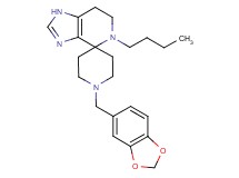 1'-(1,3-benzodioxol-5-ylmethyl)-5-butyl-1,5,6,7-tetrahydrospiro[imidazo[4,5-c]pyridine-4,4'-piperidine]