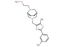 (1S*,5R*)-6-(2-methoxyethyl)-3-{[5-methyl-2-(3-methylphenyl)-1,3-oxazol-4-yl]methyl}-3,6-diazabicyclo[3.2.2]nonane