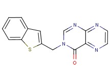 3-(1-benzothien-2-ylmethyl)pteridin-4(3H)-one