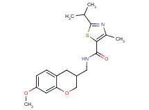 2-isopropyl-N-[(7-methoxy-3,4-dihydro-2H-chromen-3-yl)methyl]-4-methyl-1,3-thiazole-5-carboxamide
