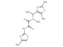 N-[1-(2,5-dimethyl-1,3-thiazol-4-yl)ethyl]-N-methyl-N'-(4-methyl-1,3-thiazol-2-yl)ethanediamide