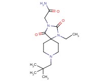 2-[8-(2,2-dimethylpropyl)-1-ethyl-2,4-dioxo-1,3,8-triazaspiro[4.5]dec-3-yl]acetamide