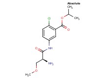 isopropyl 5-{[(2S)-2-amino-3-methoxypropanoyl]amino}-2-chlorobenzoate