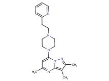 2,3,5-trimethyl-7-{4-[2-(2-pyridinyl)ethyl]-1-piperazinyl}pyrazolo[1,5-a]pyrimidine