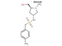 N-[(3R,5S)-5-(hydroxymethyl)-1-methylpyrrolidin-3-yl]-1-(4-methylphenyl)methanesulfonamide