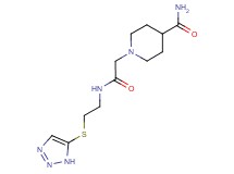 1-(2-oxo-2-{[2-(1H-1,2,3-triazol-5-ylthio)ethyl]amino}ethyl)-4-piperidinecarboxamide