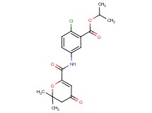 isopropyl 2-chloro-5-{[(2,2-dimethyl-4-oxo-3,4-dihydro-2H-pyran-6-yl)carbonyl]amino}benzoate