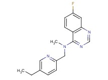 N-[(5-ethylpyridin-2-yl)methyl]-7-fluoro-N-methylquinazolin-4-amine