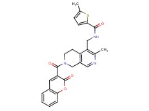 5-methyl-N-({3-methyl-7-[(2-oxo-2H-chromen-3-yl)carbonyl]-5,6,7,8-tetrahydro-2,7-naphthyridin-4-yl}methyl)-2-thiophenecarboxamide