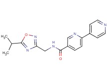 N-[(5-isopropyl-1,2,4-oxadiazol-3-yl)methyl]-2,4'-bipyridine-5-carboxamide