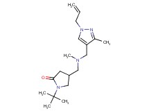 4-{[[(1-allyl-3-methyl-1H-pyrazol-4-yl)methyl](methyl)amino]methyl}-1-tert-butylpyrrolidin-2-one