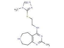2-methyl-N-{2-[(4-methyl-4H-1,2,4-triazol-3-yl)thio]ethyl}-6,7,8,9-tetrahydro-5H-pyrimido[4,5-d]azepin-4-amine