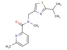 N-[(2-isopropyl-1,3-thiazol-4-yl)methyl]-N,6-dimethyl-2-pyridinecarboxamide