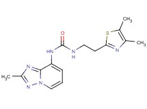 N-[2-(4,5-dimethyl-1,3-thiazol-2-yl)ethyl]-N'-(2-methyl[1,2,4]triazolo[1,5-a]pyridin-8-yl)urea