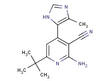2-amino-6-tert-butyl-4-(4-methyl-1H-imidazol-5-yl)nicotinonitrile