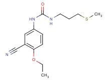 N-(3-cyano-4-ethoxyphenyl)-N'-[3-(methylthio)propyl]urea
