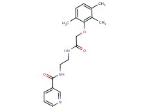 N-(2-{[2-(2,3,6-trimethylphenoxy)acetyl]amino}ethyl)nicotinamide