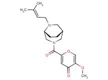5-methoxy-2-{[(1R*,5R*)-6-(3-methyl-2-buten-1-yl)-3,6-diazabicyclo[3.2.2]non-3-yl]carbonyl}-4H-pyran-4-one