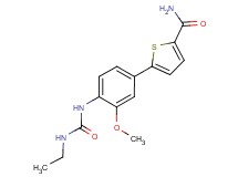 5-(4-{[(ethylamino)carbonyl]amino}-3-methoxyphenyl)thiophene-2-carboxamide