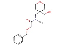 2-(benzyloxy)-N-{[4-(hydroxymethyl)tetrahydro-2H-pyran-4-yl]methyl}-N-methylacetamide