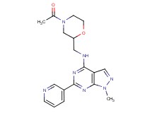 N-[(4-acetyl-2-morpholinyl)methyl]-1-methyl-6-(3-pyridinyl)-1H-pyrazolo[3,4-d]pyrimidin-4-amine