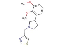 4-{[3-(2,3-dimethoxyphenyl)pyrrolidin-1-yl]methyl}-1,3-thiazole