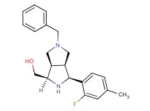 [(1R*,3S*,3aS*,6aR*)-5-benzyl-3-(2-fluoro-4-methylphenyl)octahydropyrrolo[3,4-c]pyrrol-1-yl]methanol