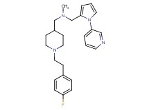 ({1-[2-(4-fluorophenyl)ethyl]-4-piperidinyl}methyl)methyl{[1-(3-pyridinyl)-1H-pyrrol-2-yl]methyl}amine