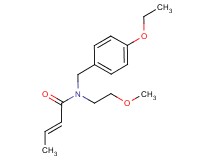 (2E)-N-(4-ethoxybenzyl)-N-(2-methoxyethyl)but-2-enamide