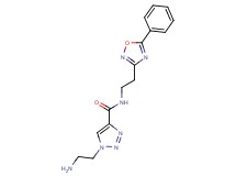 1-(2-aminoethyl)-N-[2-(5-phenyl-1,2,4-oxadiazol-3-yl)ethyl]-1H-1,2,3-triazole-4-carboxamide