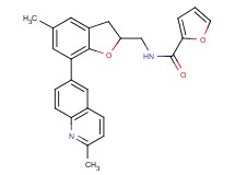 N-{[5-methyl-7-(2-methyl-6-quinolinyl)-2,3-dihydro-1-benzofuran-2-yl]methyl}-2-furamide