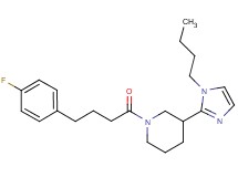3-(1-butyl-1H-imidazol-2-yl)-1-[4-(4-fluorophenyl)butanoyl]piperidine