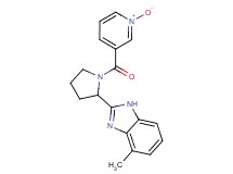 4-methyl-2-{1-[(1-oxido-3-pyridinyl)carbonyl]-2-pyrrolidinyl}-1H-benzimidazole trifluoroacetate
