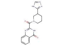2-{[3-(4H-1,2,4-triazol-3-yl)piperidin-1-yl]carbonyl}quinazolin-4(3H)-one